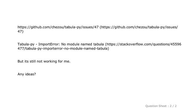 Pandas : tabula-py ImportError: cannot import name 'read_pdf' смотреть онлайн
