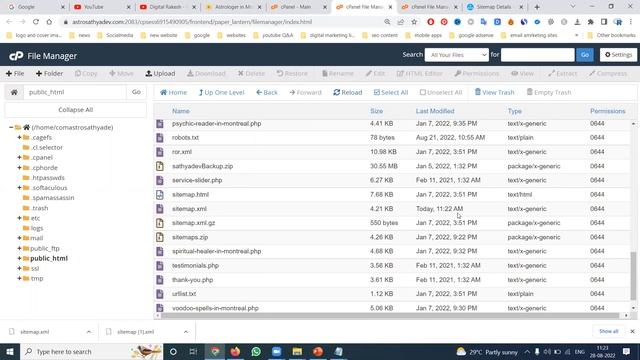 How to create and update robots and xml sitemap files in your website using cpanel || Digital Rakes смотреть онлайн