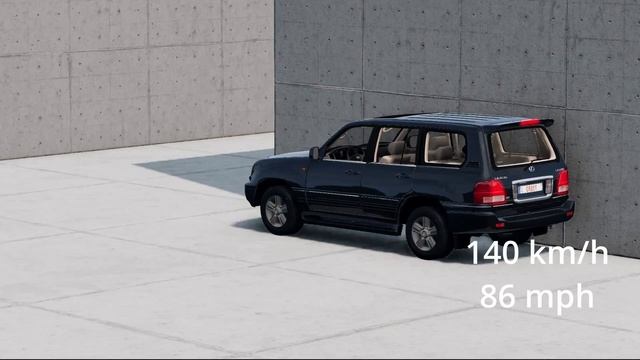 LEXUS LX470 vs LX570 | REALISTIC CRASH TEST смотреть онлайн