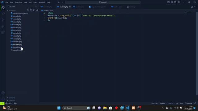 MODULE 5 "PHP: File Operation, Function, Regular Expression " смотреть онлайн