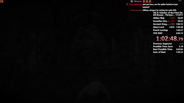 DS2 Scholar: All Bosses Speedrun in 2:04:03 смотреть онлайн
