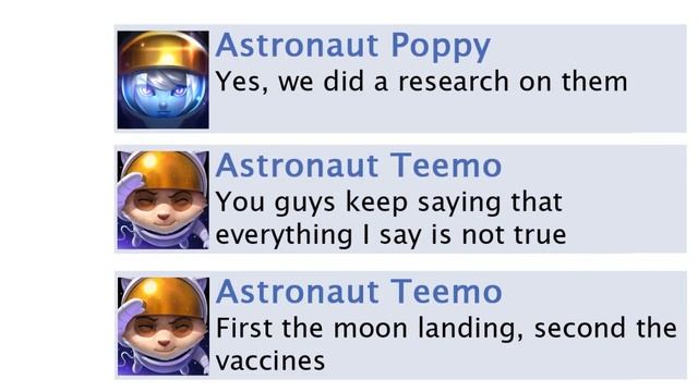 Astronaut Teemo says another truth (Part 2) If league of legends champions had chat 44 смотреть онлайн