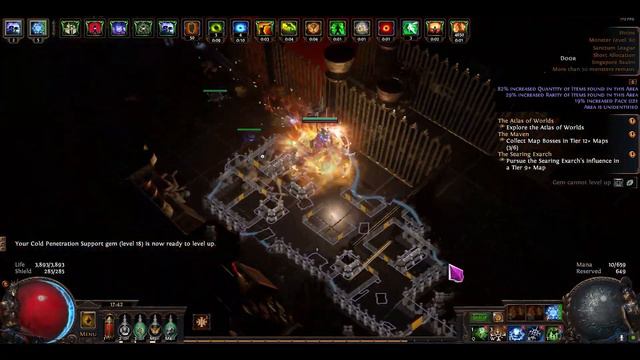 POE 3.20 build mapping wanna be tank Ice trap annihilating light showcase смотреть онлайн