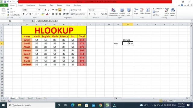 How to use H-Lookup in Excel | HLookup Formula in Excel | HLookup #Excel смотреть онлайн