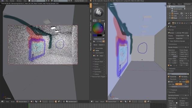 Blender texture paint test смотреть онлайн