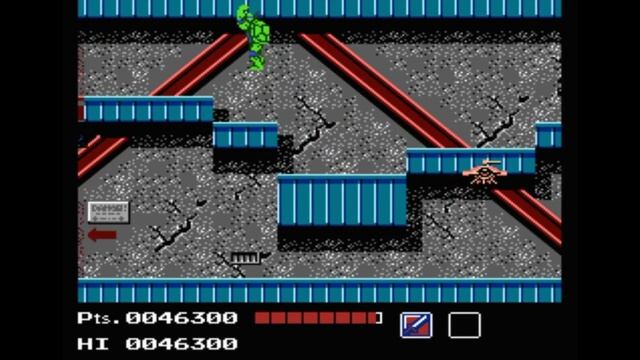 Dendy (Famicom,Nintendo,Nes) 8-bit Teenage Mutant Ninja Turtles 1 Is Concluded Area 2.avi