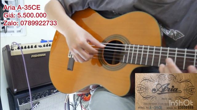 Aria A-35CE đủ giấy tờ, giá chỉ 5 triệu 500. Dòng semi-classic giá rẻ nhưng âm mộc và EQ đều hay ạ смотреть онлайн