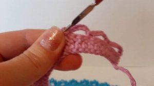 Простая обвязка края крючком. МК.