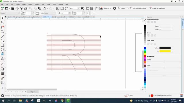 Corel Draw Tips & Tricks Circles in a Text or Font Part 6A смотреть онлайн
