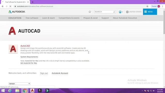 AUTOCAD FREE INSTALLATION WITHOUT CRACK | Tamil | software installation | ArchArtAttrocities| смотреть онлайн
