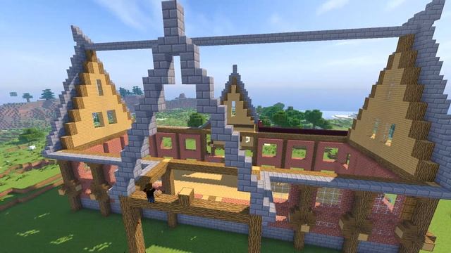 БОЛЬШОЙ КРАСИВЫЙ ДОМ в Майнкрафт - Скачать карту для выживания Minecraft смотреть онлайн