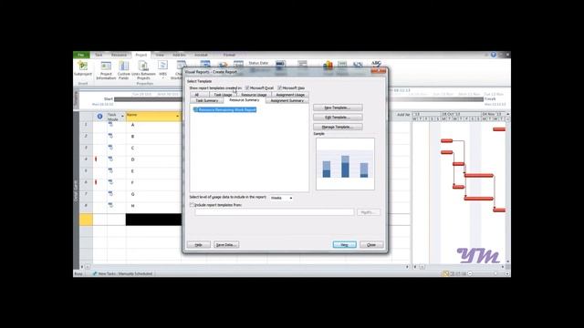 Project Reports in Microsoft Project смотреть онлайн