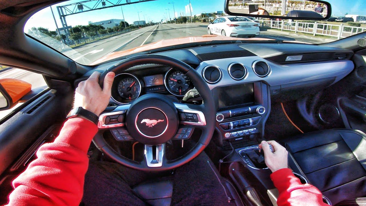 2016 Ford Mustang 2.3 AT - POV TEST DRIVE смотреть онлайн