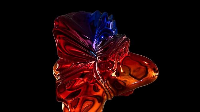 12 Hours Calming Video For Meditation! Abstract Mercury. Alloy Metal Liquid. Water Surface Flow. 4K