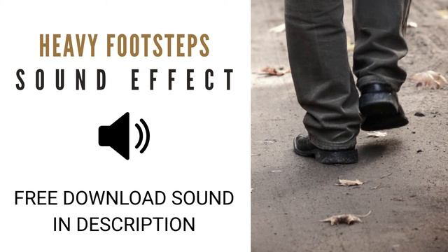 Heavy Footsteps | Sound Effect смотреть онлайн