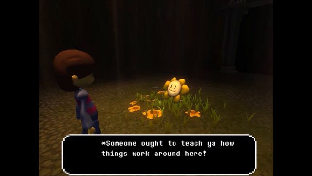Undertale 3D DEMO. Давай посмотрим. смотреть онлайн