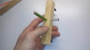 Сделай и себе такое простое приспособление для разметки центра детали