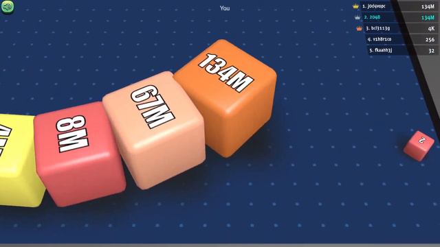 Cubes 2048.io Game 🎲 How to play 🎲 Gameplay смотреть онлайн