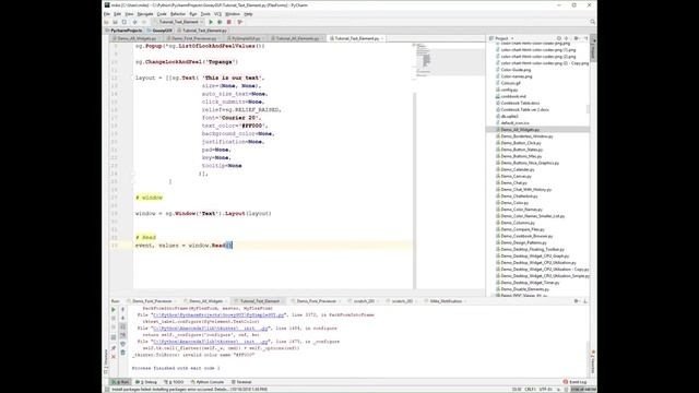 PySimpleGUI #4 Input, Text смотреть онлайн