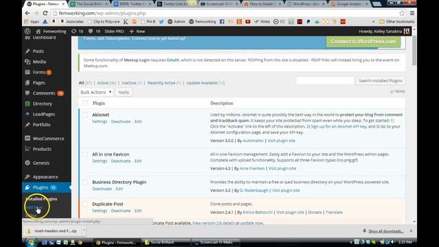 How to Install a Plugin on Wordpress смотреть онлайн