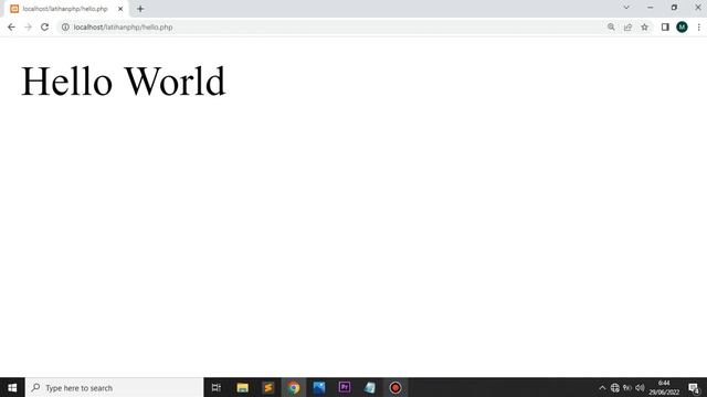 CARA MENAMPILAN TULISAN "HELLO WORLD" DI PHP смотреть онлайн