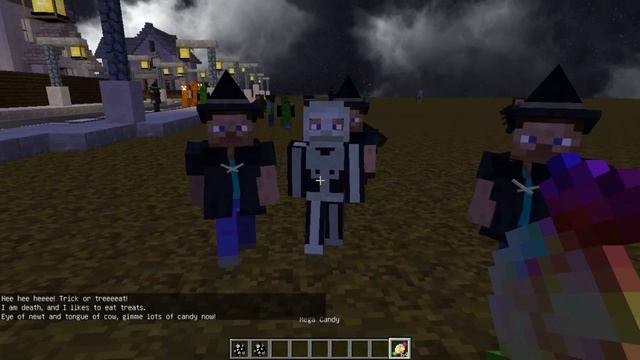МОЯ СБОРКА НА ХЭЛЛОУИН!? #моды #mods #halloween #minecraft смотреть онлайн