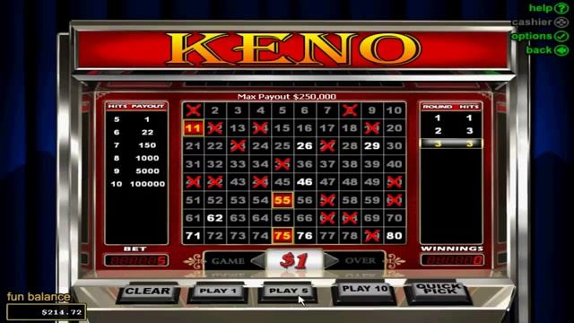Keno Game смотреть онлайн