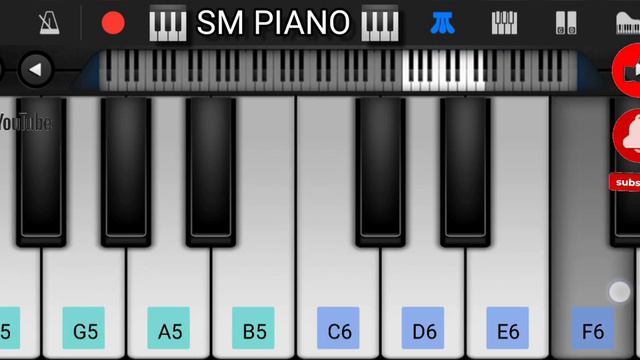 SAMSUNG PHONE RINGTON ON PERFECT PIANO 🎹🎹👍👍 смотреть онлайн