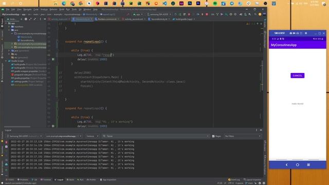 #126 Android Kotlin Development 2022 [Arabic] | Coroutines job & multiple job смотреть онлайн