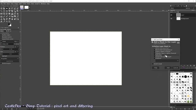 Gimp / pixel art tutorial 2: pixel art and dithering смотреть онлайн