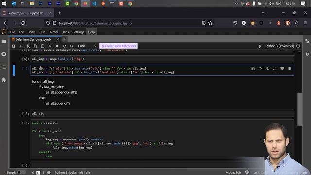 Scrape what you want from the internet using Python تحميل كل ما تشاء من الانترنت بإستخدام البايثون смотреть онлайн