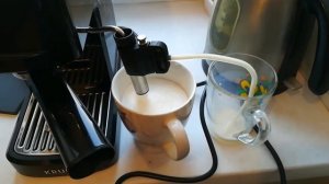 Тестируем автоматический  капучинатор в рожковой кофеварке Krups Espresso Pompe Compact XP345810