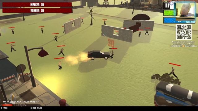 The Zombie Smasher Gameplay (Chin & Mouse Only) смотреть онлайн