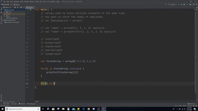 Intro to Kotlin: Arrays смотреть онлайн