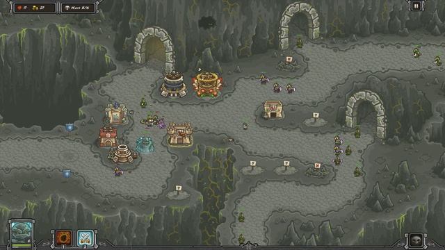 Kingdom Rush Frontiers - Прохождение игры #9 | Хитрющие ящеры смотреть онлайн