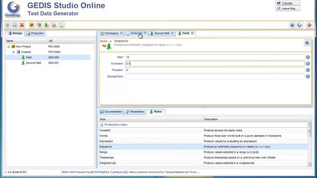 GEDIS Studio - The Online Test Data Generator смотреть онлайн