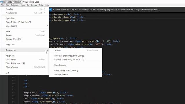 Visual Studio Code - Configuring php.validate.executablePath | Problem Solved | PHP issue смотреть онлайн