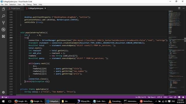 Java MySQL Database Connection in Swing Window | ScienceRoot смотреть онлайн