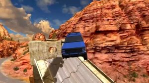 ГРУЗОВИК УПАЛ С МОСТА НАЕХАВ НА ПОЛИЦЕЙСКИЕ ШИПЫ ! - BEAMNG DRIVE