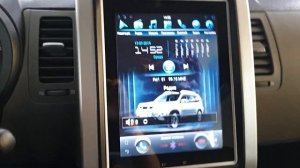 Магнитола в стиле Тесла для Nissan X-Trail T31