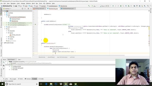 How to Display Data in Android Studio using SQLite in Urdu смотреть онлайн