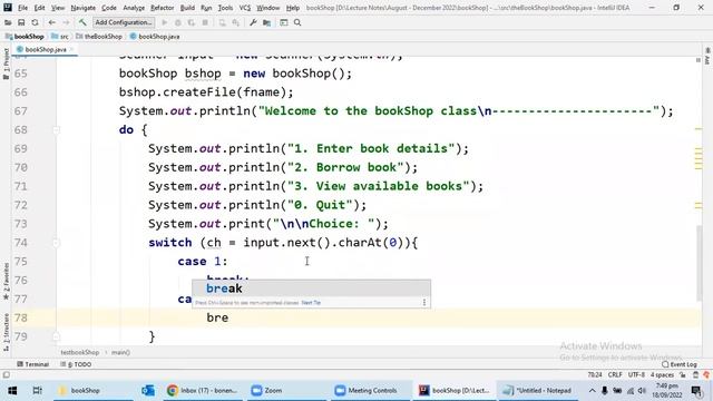 The Bookshop Class - Java Tutorial 1 смотреть онлайн