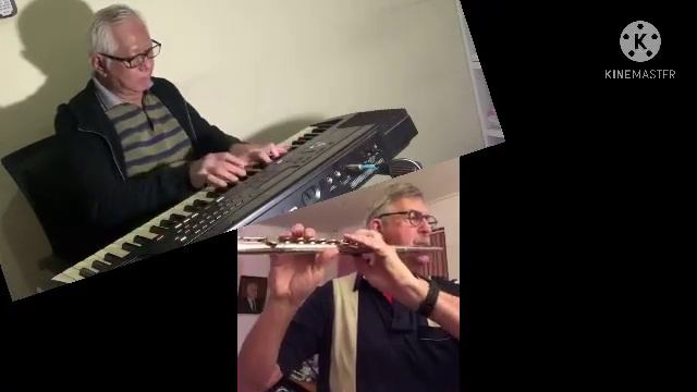 Unchained Melody - Grandpa’s Duet - Flute (Theo) Wageningen - Keyboard (Agung) Jakarta🎼🎶🎧🎬😀👌 смотреть онлайн