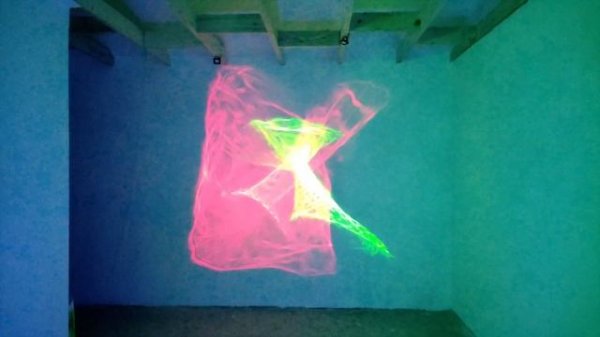 Лазерный проектор цветомузыка ESHINY F5N6 Color music laser projector