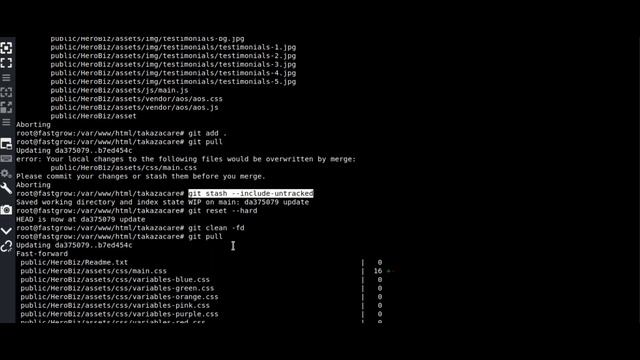 Git pull abort pada mini project web смотреть онлайн