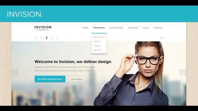 Preview INVISION Corporate PSD Template Corporate смотреть онлайн