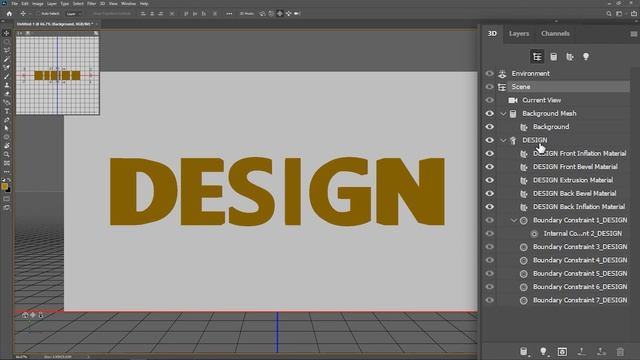 3D Text | Photoshop смотреть онлайн