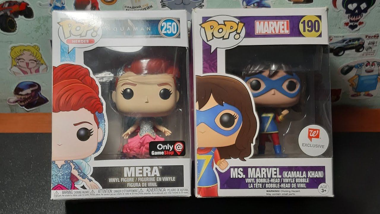 МИСС МАРВЕЛ и МЕРА / Обзор фигурок Funko | MARVEL, DC! смотреть онлайн