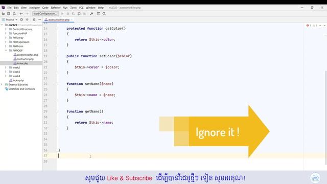 PHP Access Modifier | Public Protected Private ជាភាសាខ្មែរ смотреть онлайн