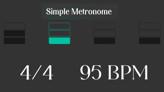 Metronome - 95 BPM смотреть онлайн